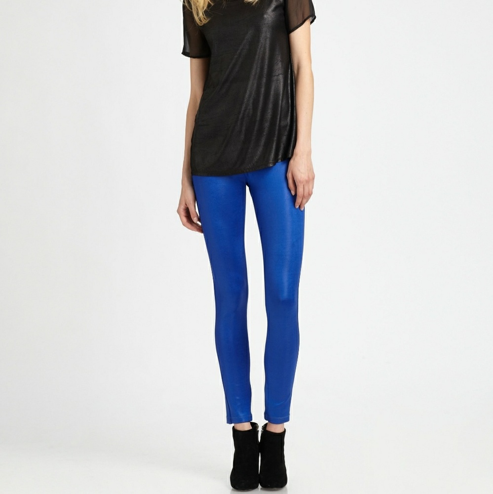 AIKO Metallic Blue Leggins